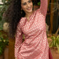 Graceful foxy pink banarsi sharara set - Dupatta Optional