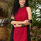 Beautiful maroon chikankari halter neck Sharara Set - Dupatta Optional