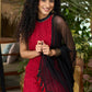 Beautiful maroon chikankari halter neck Sharara Set - Dupatta Optional