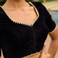 Contemporary Beige Chanderi Silk Saree with Black-Gold Woven Border & Embroidered Pallu