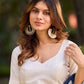 Classic Cotton Silk Ivory Blouse