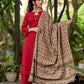 Deep Maroon Cotton Kurta with Subtle Front Button Detail