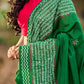 Deep Pink Cotton Silk Sleeveless Blouse