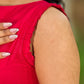 Deep Pink Cotton Silk Sleeveless Blouse