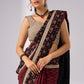 Elegant Ikat & Ajrakh fusion cotton saree