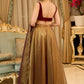 Regal ensemble gold tissue lehenga with intricate embroidery and a stunning velvet blouse  - Dupatta Optional