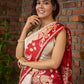 Pure silk masterpiece saree with statement fish patterns