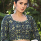Classy Ajrakh Blouse with Highlighted with Gota Patti Lace