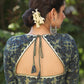 Classy Ajrakh Blouse with Highlighted with Gota Patti Lace