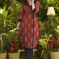 Stylish Cotton Printed Hand Embroidered Kurta -Pant Optional