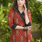 Stylish Cotton Printed Hand Embroidered Kurta -Pant Optional
