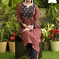 Exclusive Straight Cut Ajrakh Combination Kurti - Pant Optional