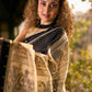 Traditional Black Art Silk Kalamkari Printed Saree with Detailed Pallu