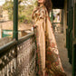 Golden Beige Art Silk Saree with Madhubani Inspired Border & Pallu