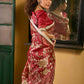 Deep Maroon Art Silk Saree with Traditional Floral Printed Pallu