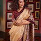 Deep Maroon Contemporary Printed Art Silk Saree