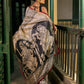 Chic Beige Art Silk Saree with Traditional Kalamkari Print & Contrast Border