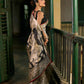 Chic Beige Art Silk Saree with Traditional Kalamkari Print & Contrast Border