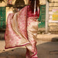 Classic Beige Art Silk Saree with Traditional Madhubani Print