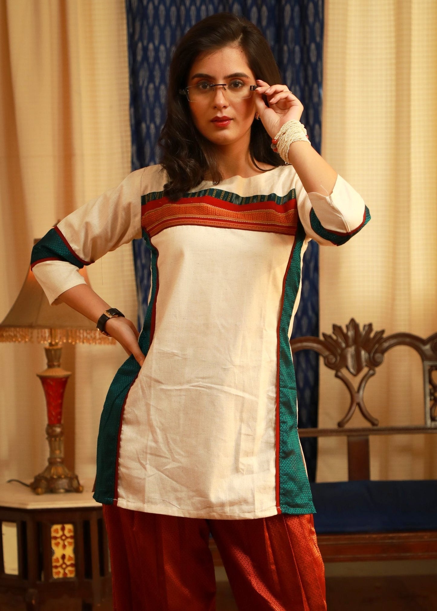 Sujatraâ€™s Arabian night look Casual evening top