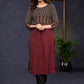 Elegant-Maroon-Cotton-Ikat-And-Ajrakh-Combination-Kurta--Pant-Optional