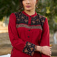 Classic Maroon Cotton Kurta Featuring Subtle Ajrakh Accents