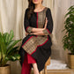 Exquisite Rayon kurta featuring intricate block prints and geometric artwork detailing