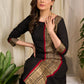 Exquisite Rayon kurta featuring intricate block prints and geometric artwork detailing