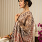 Rustic charm woven in earthy tones—hand block printed kota saree