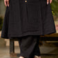 Refined Black Cotton Kurta with Soft Structured Fit