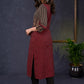 Elegant-Maroon-Cotton-Ikat-And-Ajrakh-Combination-Kurta--Pant-Optional