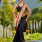 Handcrafted Pure Tussar Silk Saree with Khun Weave & Traditional Banarasi Border