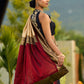 Handcrafted Pure Tussar Silk Saree with Khun Weave & Traditional Banarasi Border