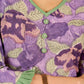 Lilac Grace Printed Mul Cotton Kurta with Contrast Green Touches