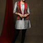 Exclusive Multi color Cotton Ikat Jacket- Grey Cotton silk Tunic Optional