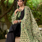 Refined Black Cotton Kurta with Soft Structured Fit