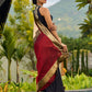 Handcrafted Pure Tussar Silk Saree with Khun Weave & Traditional Banarasi Border
