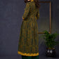 Smart-Bottle-Green-Cotton-Ajrakh-Combination-A-Line-Kurta--Pant-Optional