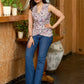 Meadow Muse Lavender Mul Cotton Waistcoat Top