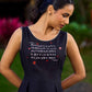 Graceful Black Rayon Pleated Dress with Script Art and Painted Hemline