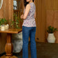 Meadow Muse Lavender Mul Cotton Waistcoat Top