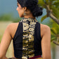 Handcrafted Pure Tussar Silk Saree with Khun Weave & Traditional Banarasi Border