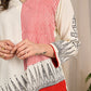 Exclusive Rayon kurta with striking fusion of bold orange & ivory hues, enhanced with intricate block prints