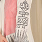Exclusive Rayon kurta with striking fusion of bold orange & ivory hues, enhanced with intricate block prints