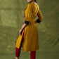 Elegant Mustard Cotton Silk Kalamkari Kurta - Pant Optional