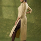 Classy Hand Block Printed Cotton Beige Kurta - Pant Optional