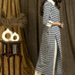 Smart Collared Cotton Checks Pattern Straight Cut Kurta