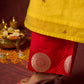 Stylish yellow Chanderi kurta featuring intricate handcrafted embroidery pant n dupatta optional