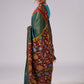 Elegant tissue saree with hand painted Kalamkari pallu
