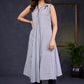 Elegant-Striped-Cotton-A-Line-Kurta-Highlighted-With-Beautiful-Floral-Motif--Pant-Optional